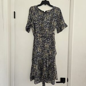 Floral summer midi dress